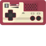 Famicom Controller Part 2 SVG Icon
